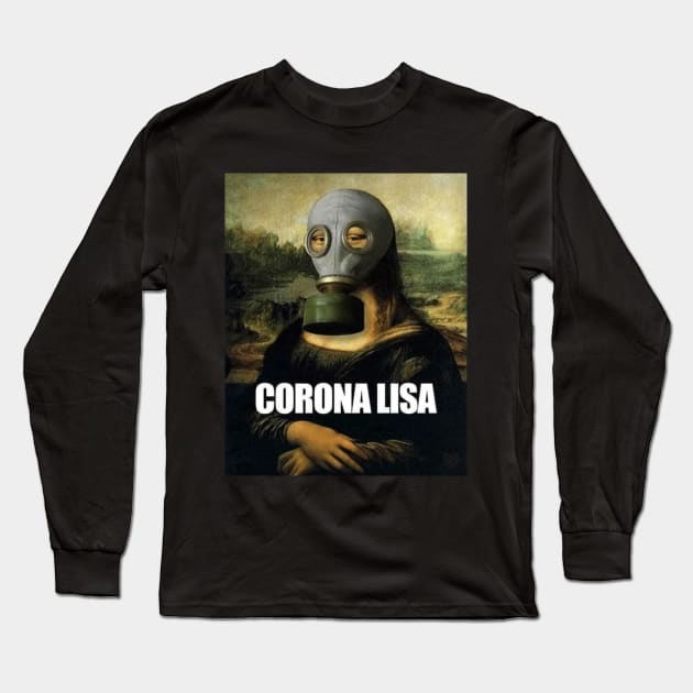 Corona Lisa Long Sleeve T-Shirt by Clown